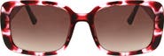 Oscar de la Renta 53mm Moderately Slim Rectangle Sunglasses