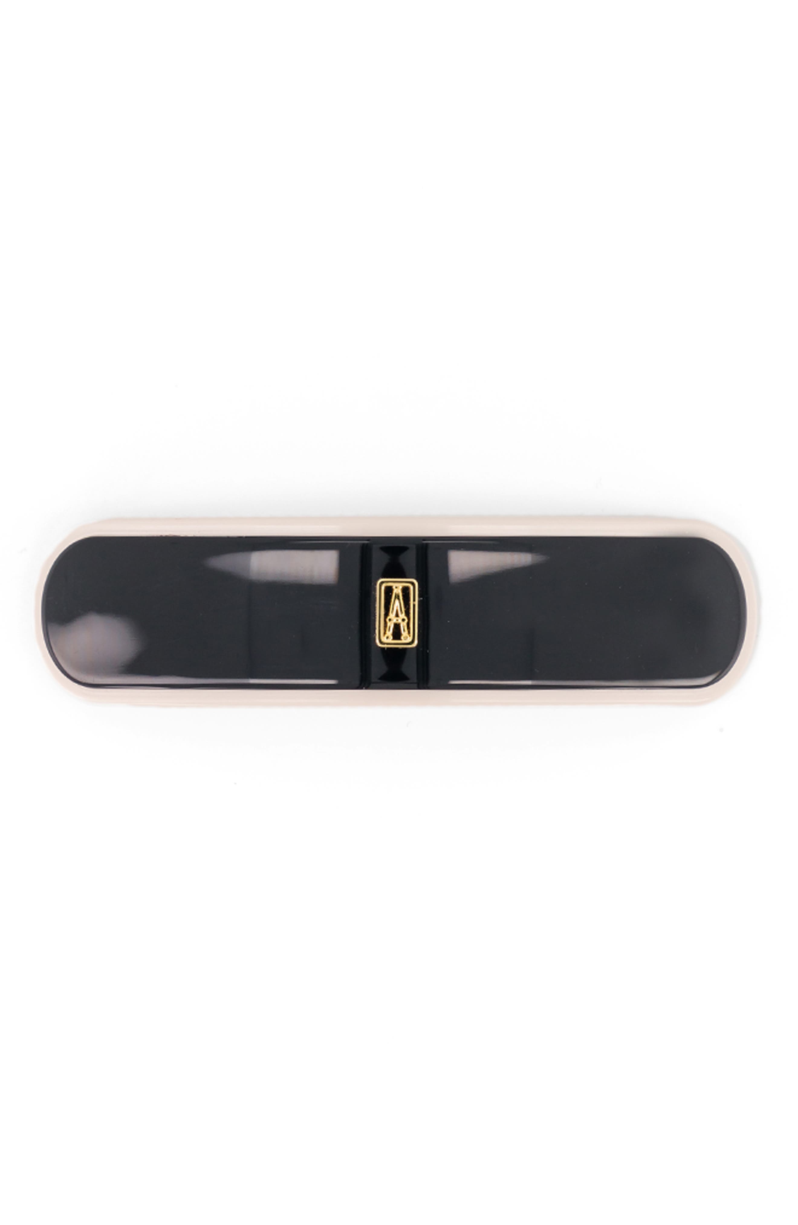 Alexandre de Paris Rectangular Barrette in Black 