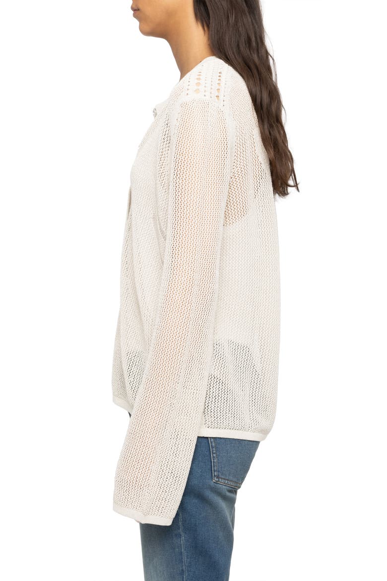 Mandala Angel Wings Logo Sweater, Alternate, color, VANILLE