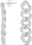 SHYMI Pave Cuban Drop Earrings