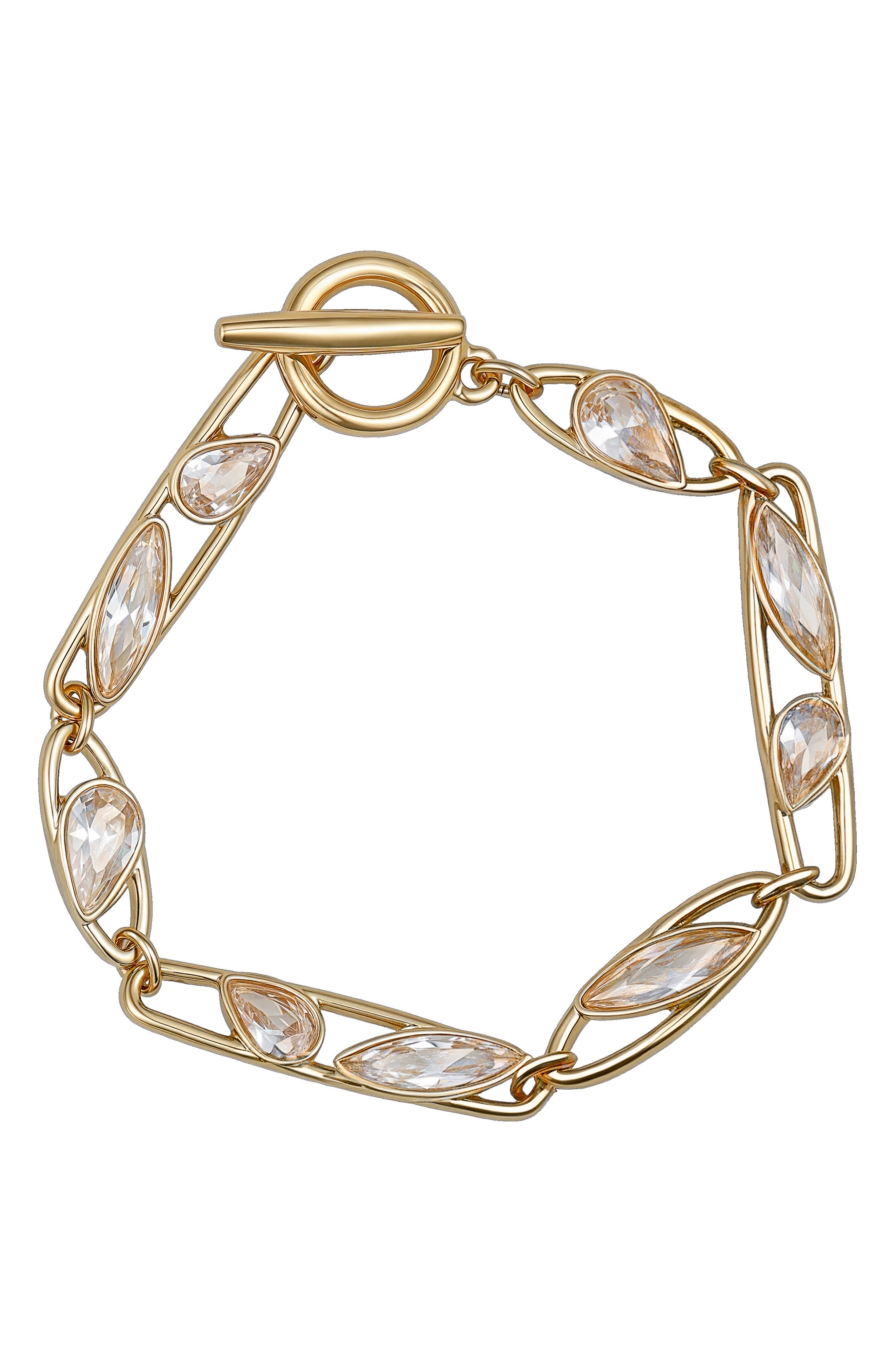 Crystal Toggle Bracelet