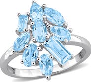 Julianna B. Gemstone Cluster Ring Sterling Silver