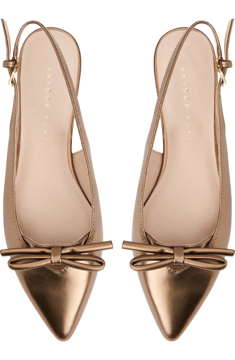 Jack Rogers Lennox Slingback Pointed Toe Flat, Alternate, color,