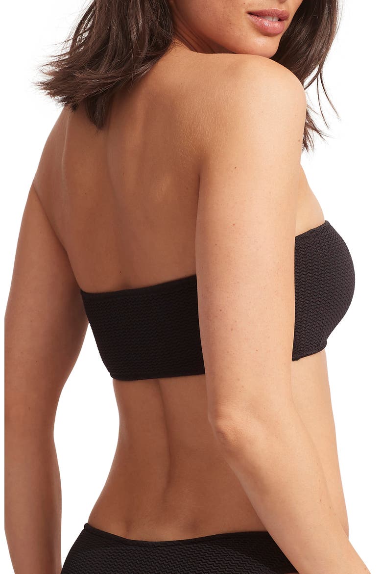 Sea Dive Tube Swim Top, Alternate, color, BLACK