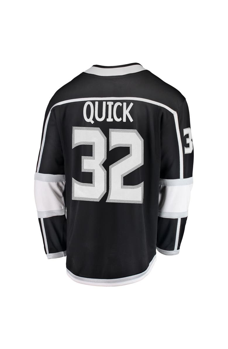 FANATICS Youth Fanatics Branded Jonathan Quick Black Los Angeles Kings Home Breakaway Player Jersey, Alternate, color, 