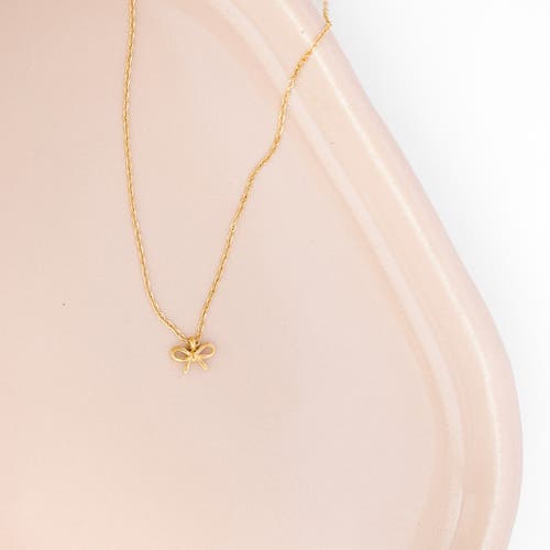 Pip Pop Bow Pendant Necklace