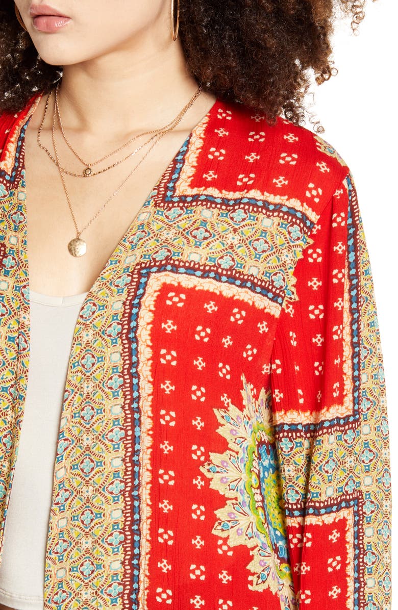 Band of Gypsies Erica Longline Cardigan | Nordstrom