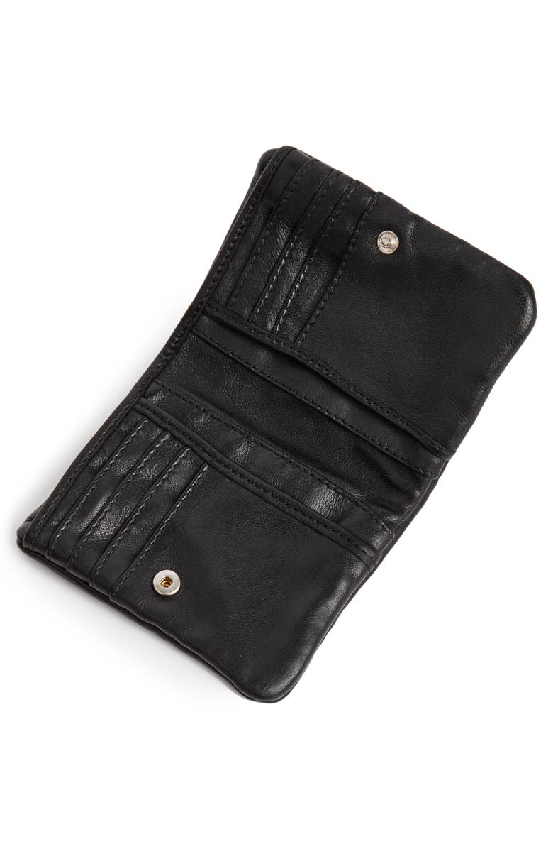 AllSaints Bartlett Leather Wallet, Alternate, color, 