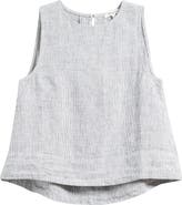 Madewell Pleated Linen Shell Top
