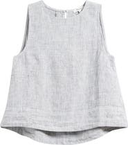 Madewell Pleated Linen Shell Top
