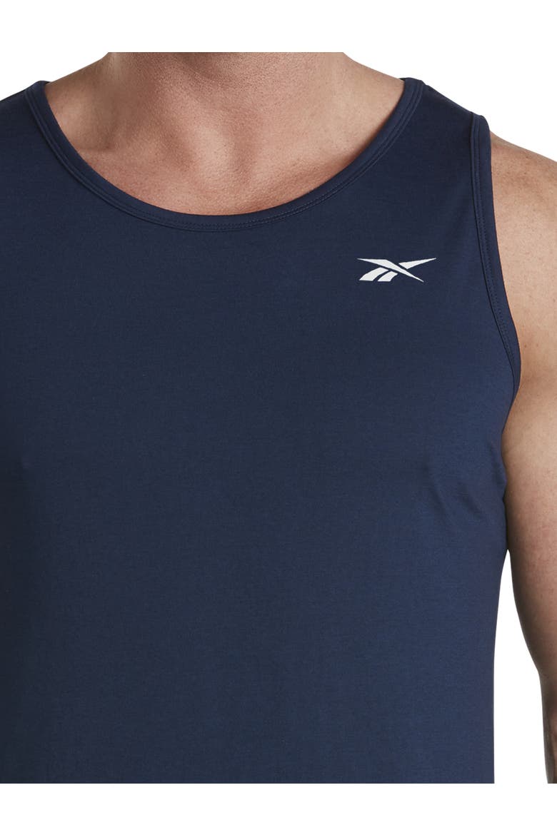 Performance Jersey Tech Tank Top, Alternate, color, NAVY
