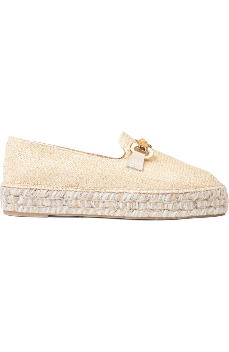 patricia green Avery Platform Loafer, Alternate, color, Beige Raffia