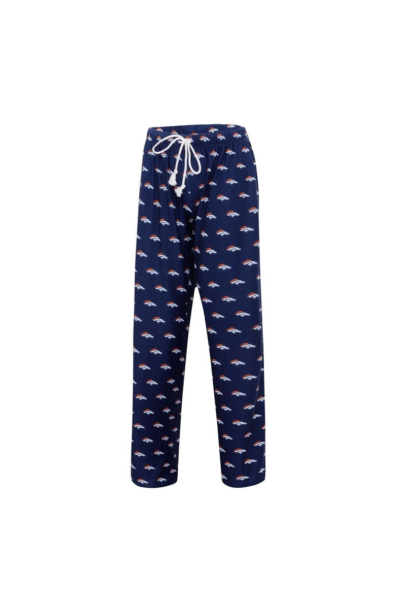 CONCEPTS SPORT Women's Concepts Sport Navy Denver Broncos Gauge Allover Print Sleep Pants, Alternate, color, Navy