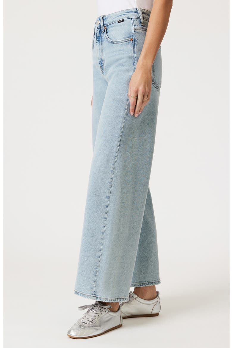 Siena High Waist Ankle Wide Leg Jeans, Alternate, color, BLEACHED CLASSIC BLUE