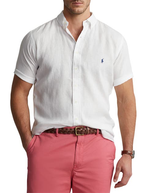 Big & Tall Linen Sport Shirt