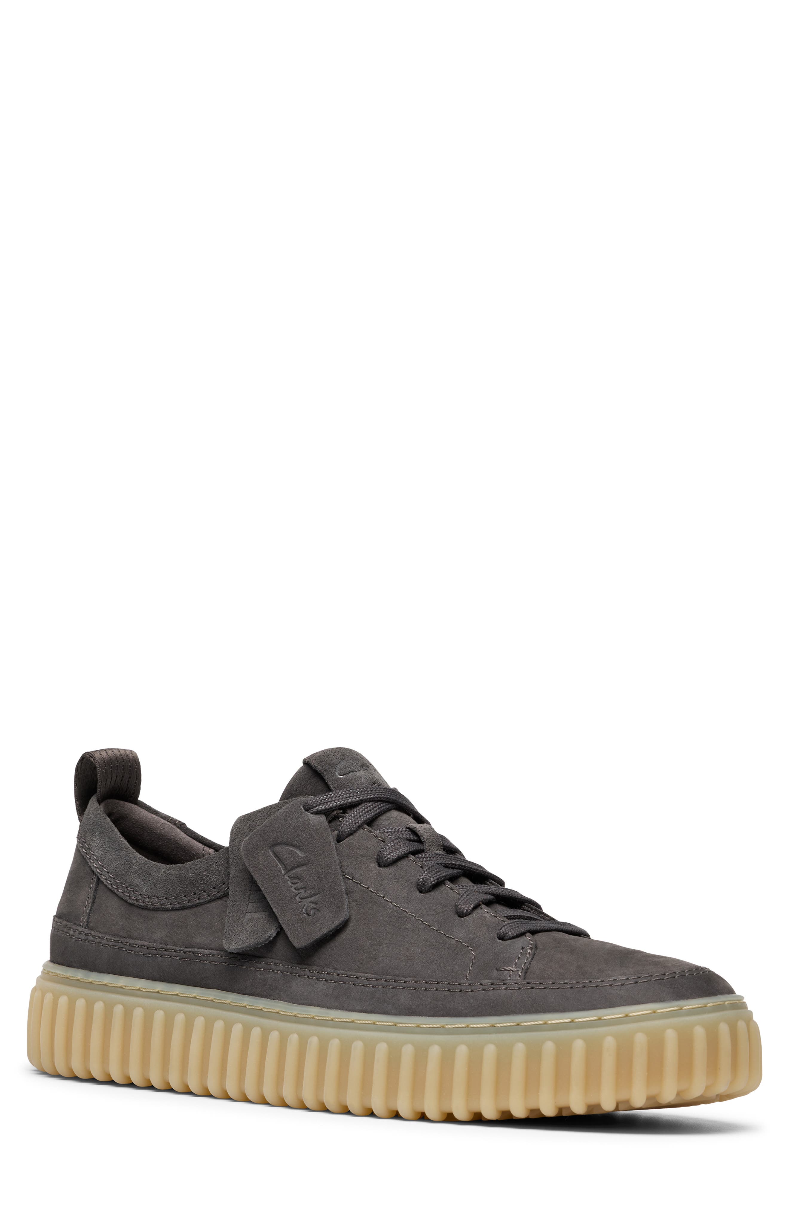 Clarks<sup>®</sup> Originals Torhill Sneaker, Main, color, Dark Grey Nubuck