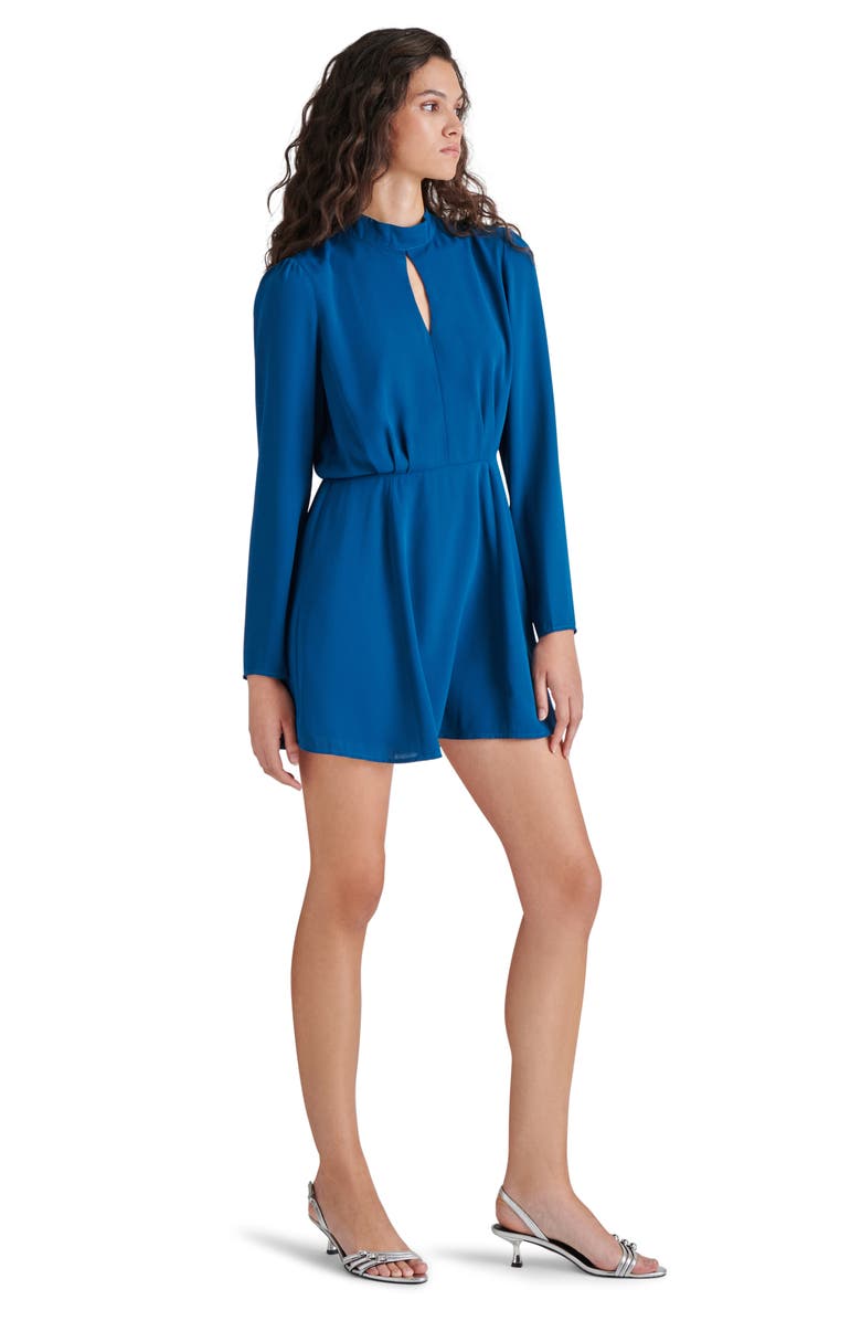 Steve Madden Hope Long Sleeve Minidress, Alternate, color, Cadet Blue