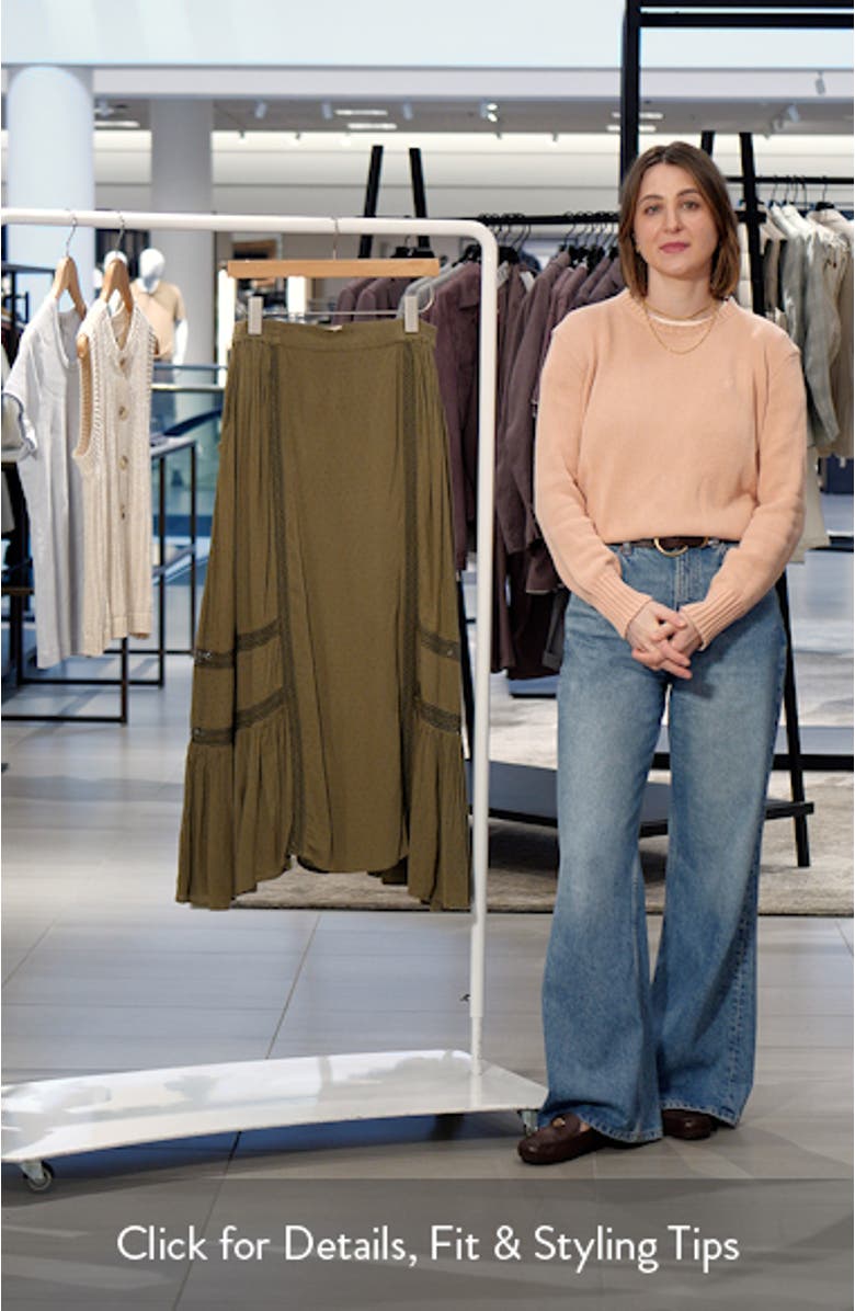 Midas Clip Dot Maxi Skirt, sales video thumbnail