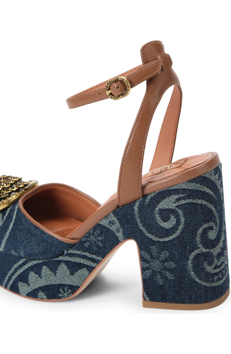 Kurt Geiger London Chelsea Ankle Strap Platform Pump, Alternate, color, Light/ Pastel Blue