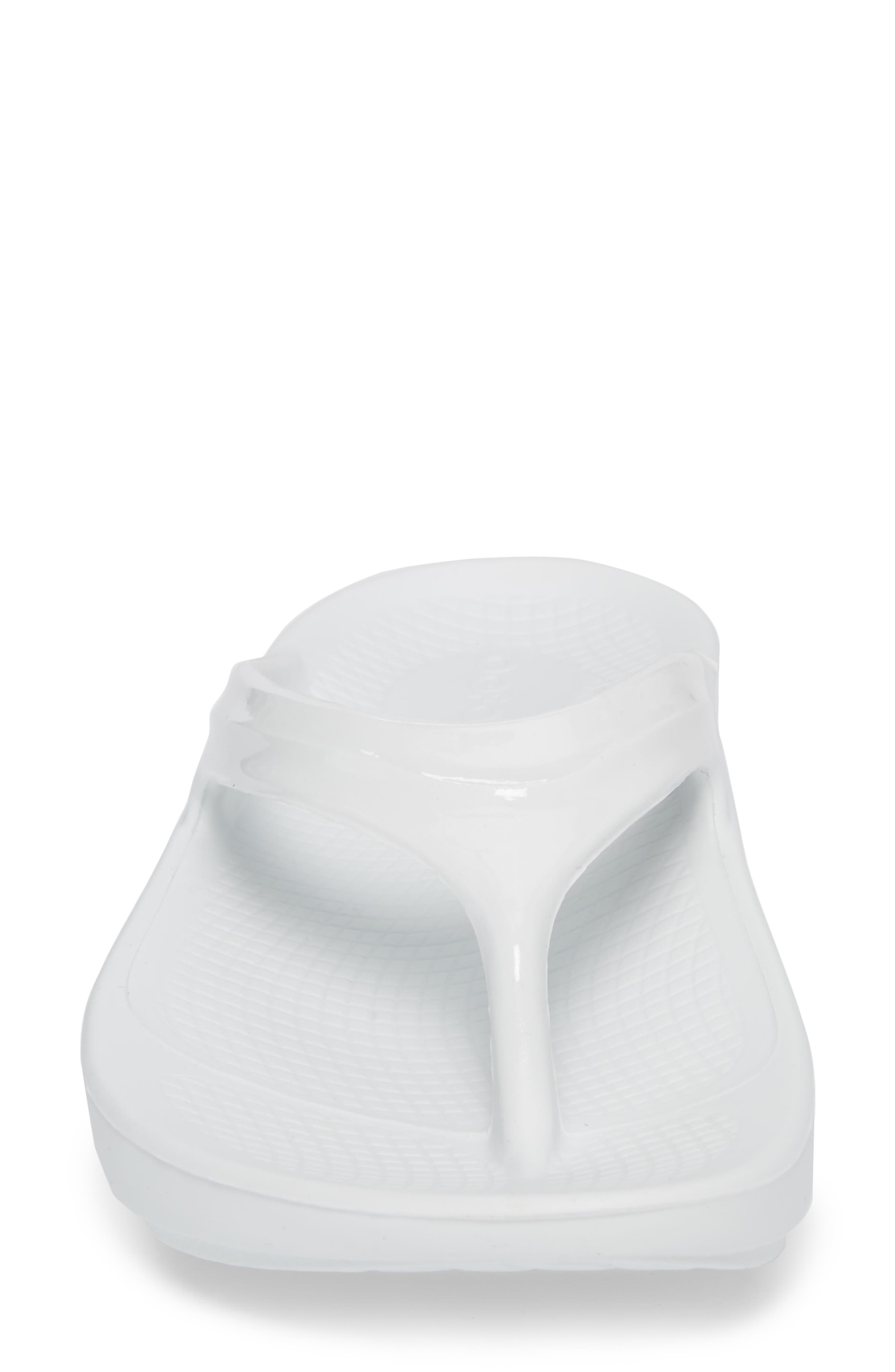 Oofos OOlala Sandal, Alternate, color, White