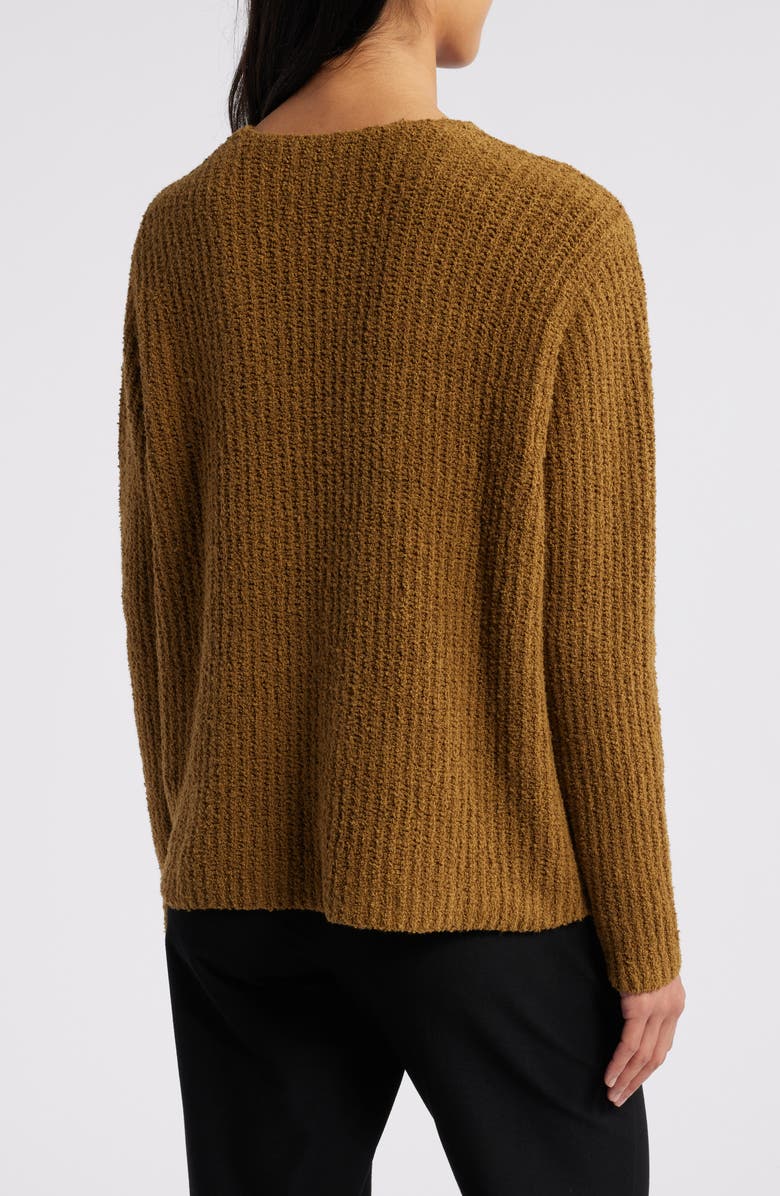 Eileen Fisher V-Neck Organic Cotton & Cashmere Blend Sweater, Alternate, color, Gdfef