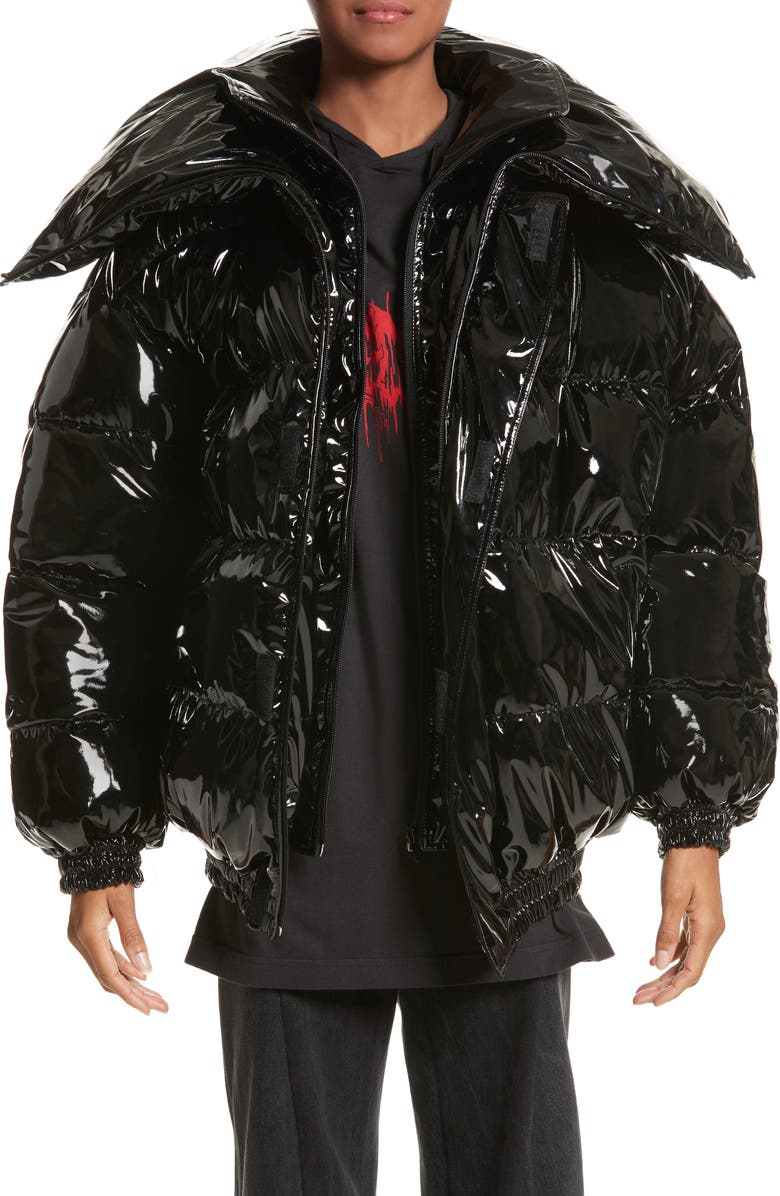 VETEMENTS Miss Webcam Puffer Jacket, Main, color, 