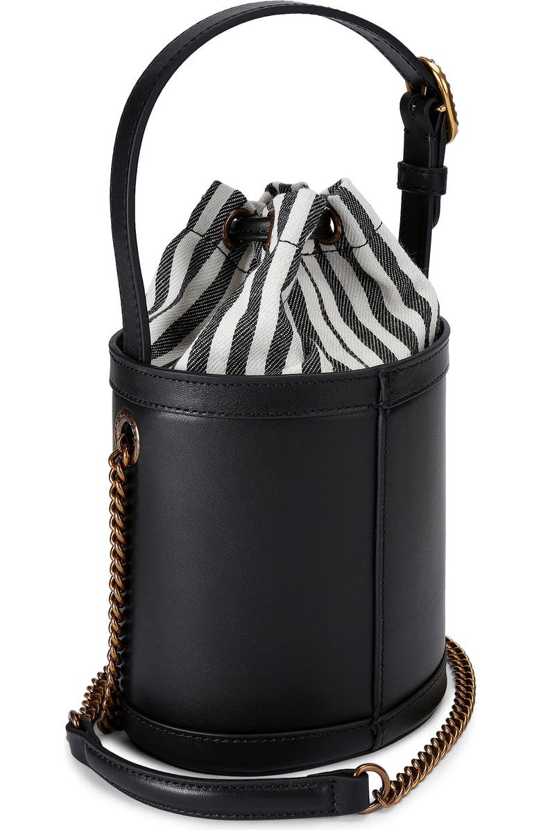 Kurt Geiger London Small Chelsea Leather Round Bucket Bag, Alternate, color,