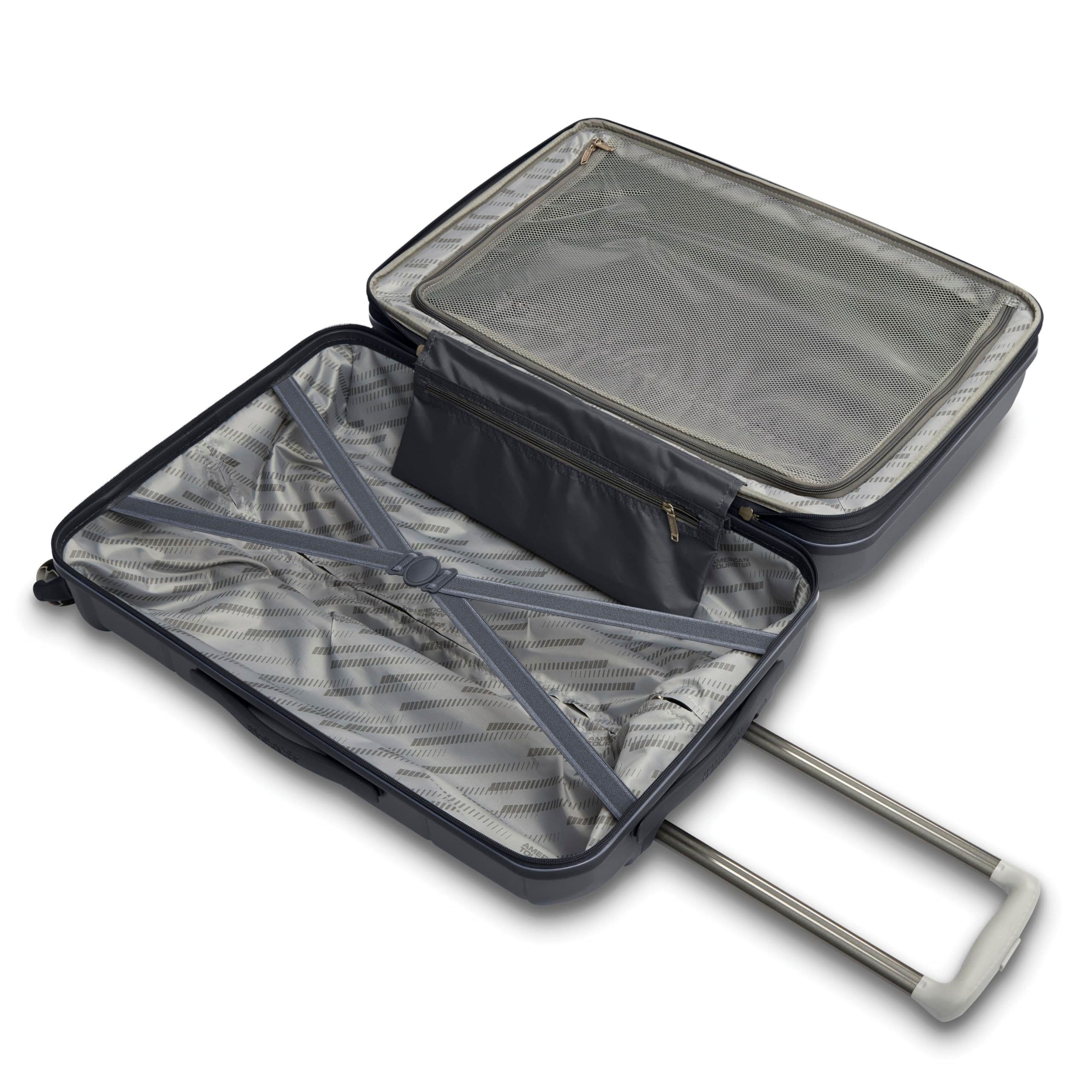 AMERICAN TOURISTER Stratum 2.0 Hardside 3-Piece Spinner Set, Alternate, color, Charcoal