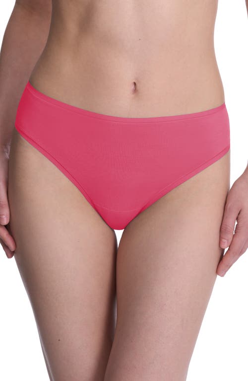 Natori Bliss Bare Cotton Hipster Briefs In Pink