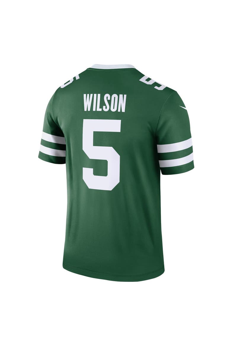 Men's Nike Garrett Wilson Legacy Green New York Jets Legend Player Performance Top, Alternate, color, Green