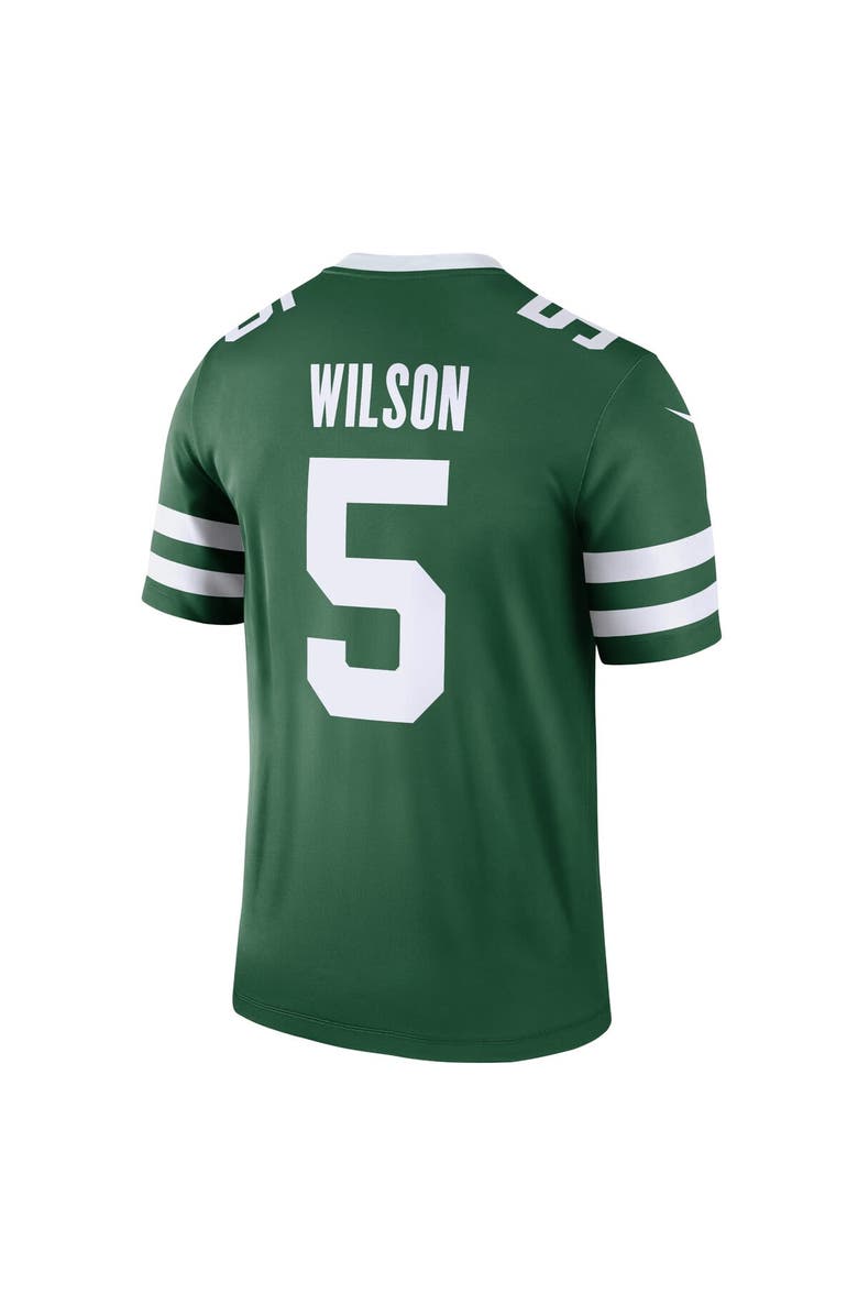 Nike Men's Nike Garrett Wilson Legacy Green New York Jets Legend Player Performance Top, Alternate, color, Green