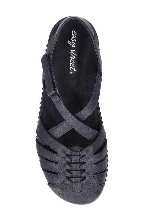 Easy Street Hue Slingback Sandal In Blue