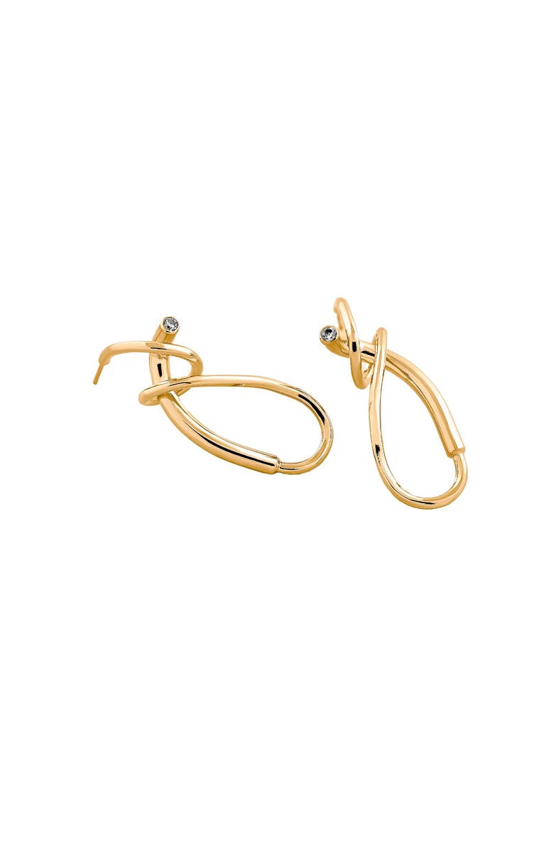 PIERETTI Calei earrigs, Alternate, color, Gold Plate