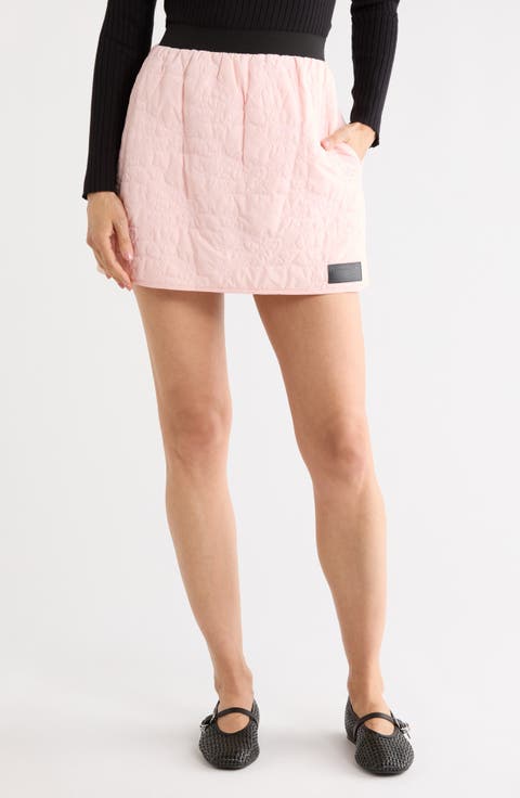 Quilted Miniskirt