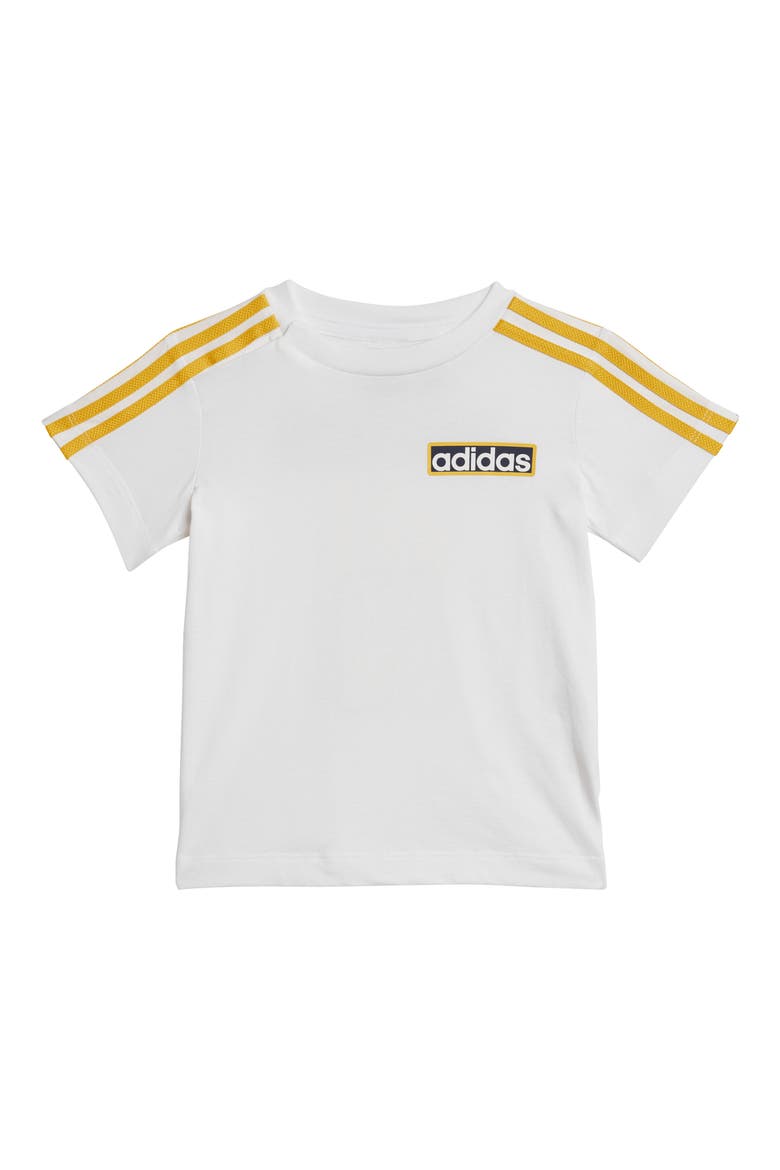 Kids' Adibreak Graphic T-Shirt & Shorts Set, Alternate, color, NIGHT INDIGO