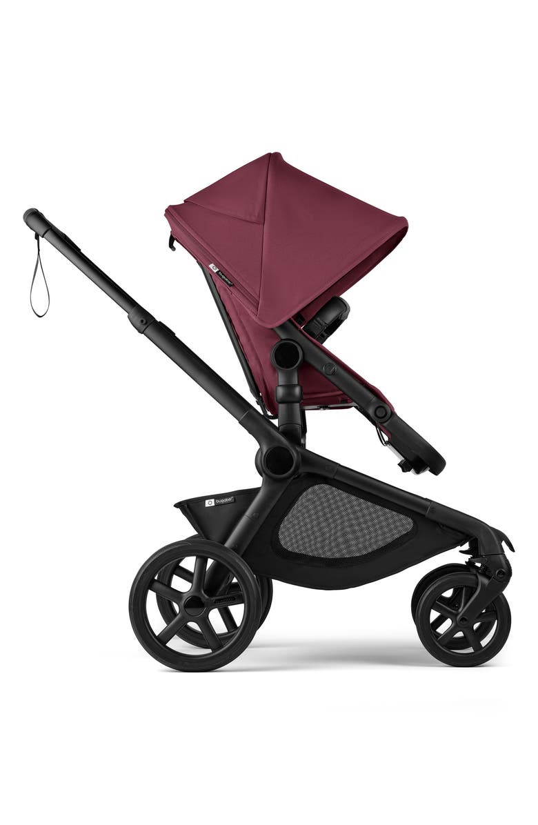 Bugaboo Kangaroo Single-to-Double Stroller with Bassinet, Main, color, Dark Cherry