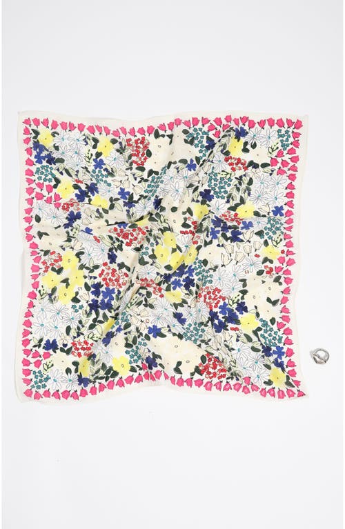 Bimba Y Lola Flower Garden Scarf Charm In Multi