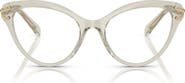 Swarovski 55mm Cat Eye Optical Glasses