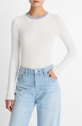Vince Heather Tipped Long Sleeve T-Shirt
