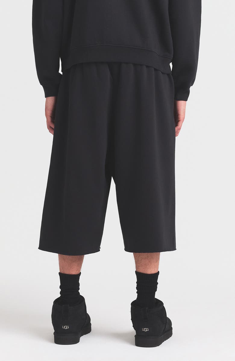 SKIMS Relaxed Long Shorts, Alternate, color, Washed Onyx