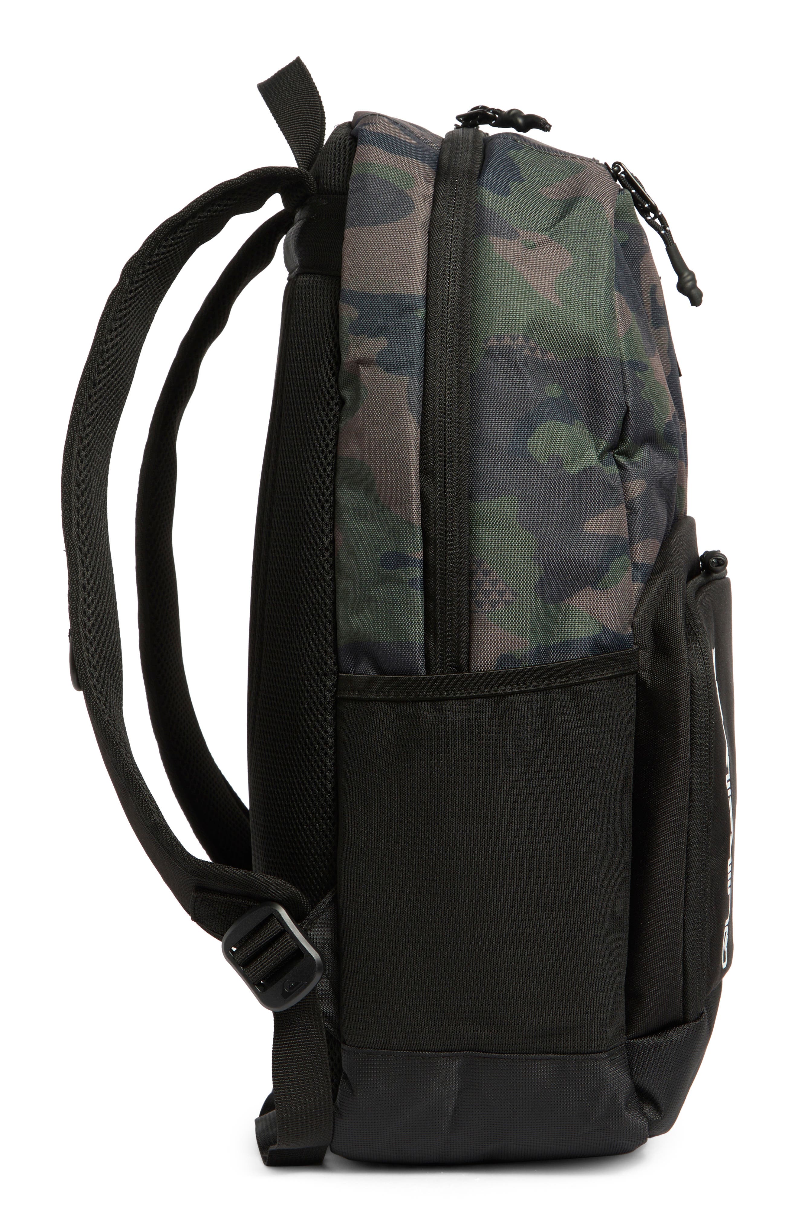 Quiksilver Aframe Backpack, Alternate, color, Black/ Camo