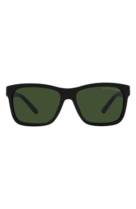 57mm Rectangular Sunglasses
