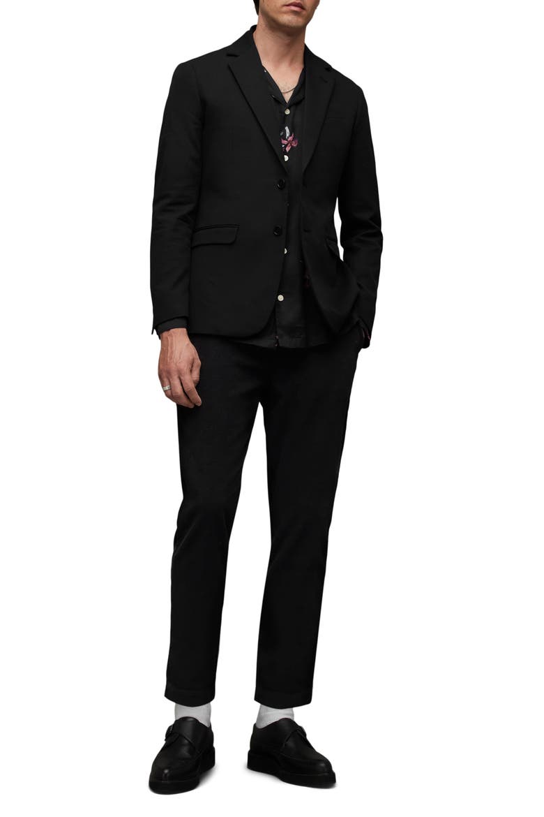 Sleid Flat Front Corduroy Pants, Alternate, color, CELESTIAL BLACK