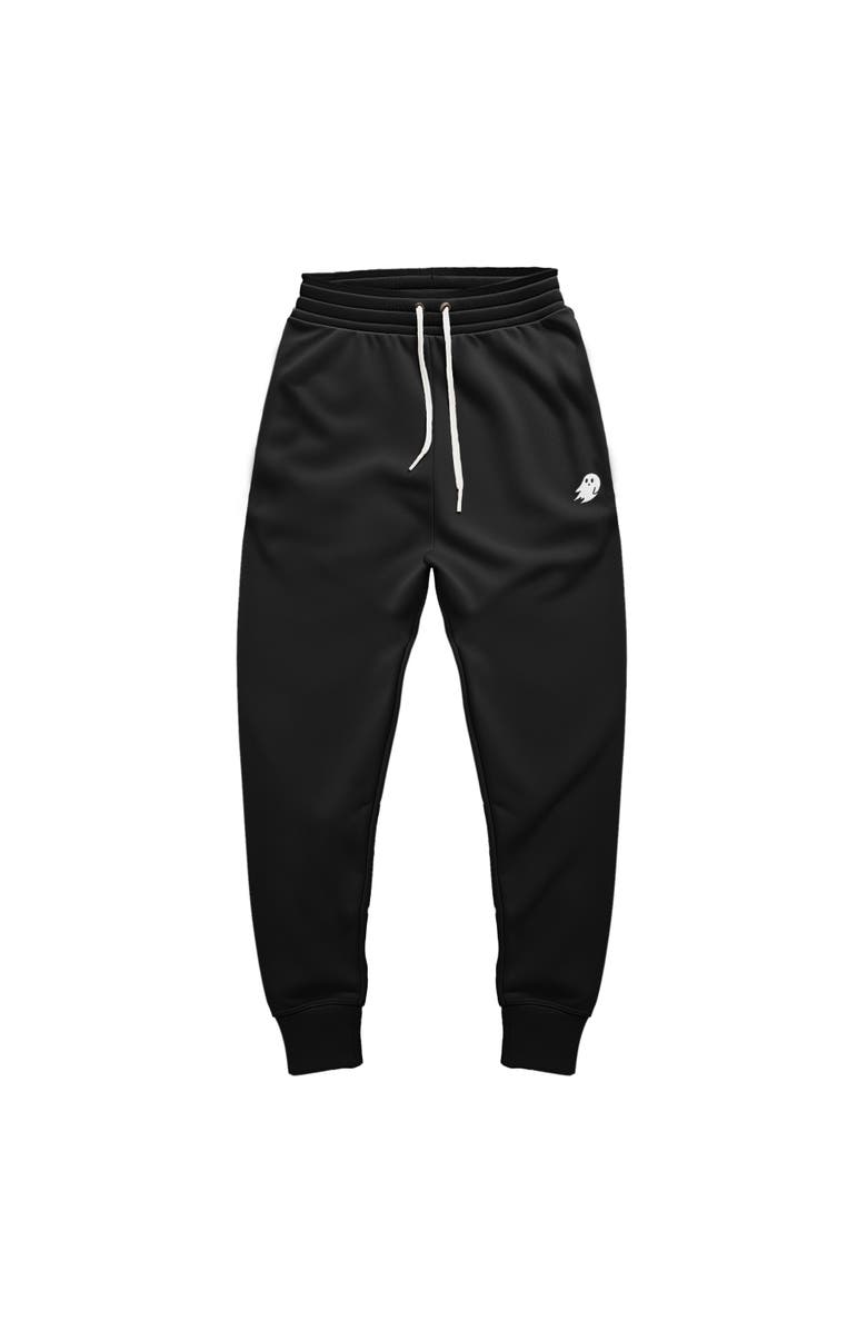 Dalix Mens Ghost Fleece Jogger Sweatpants, Main, color, Black