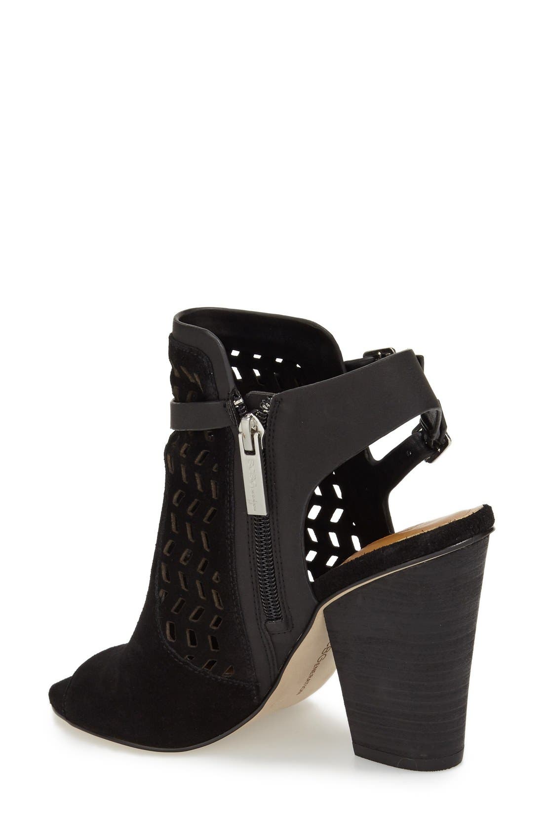 BCBGeneration 'Creen' Peep Toe Bootie, Alternate, color, 