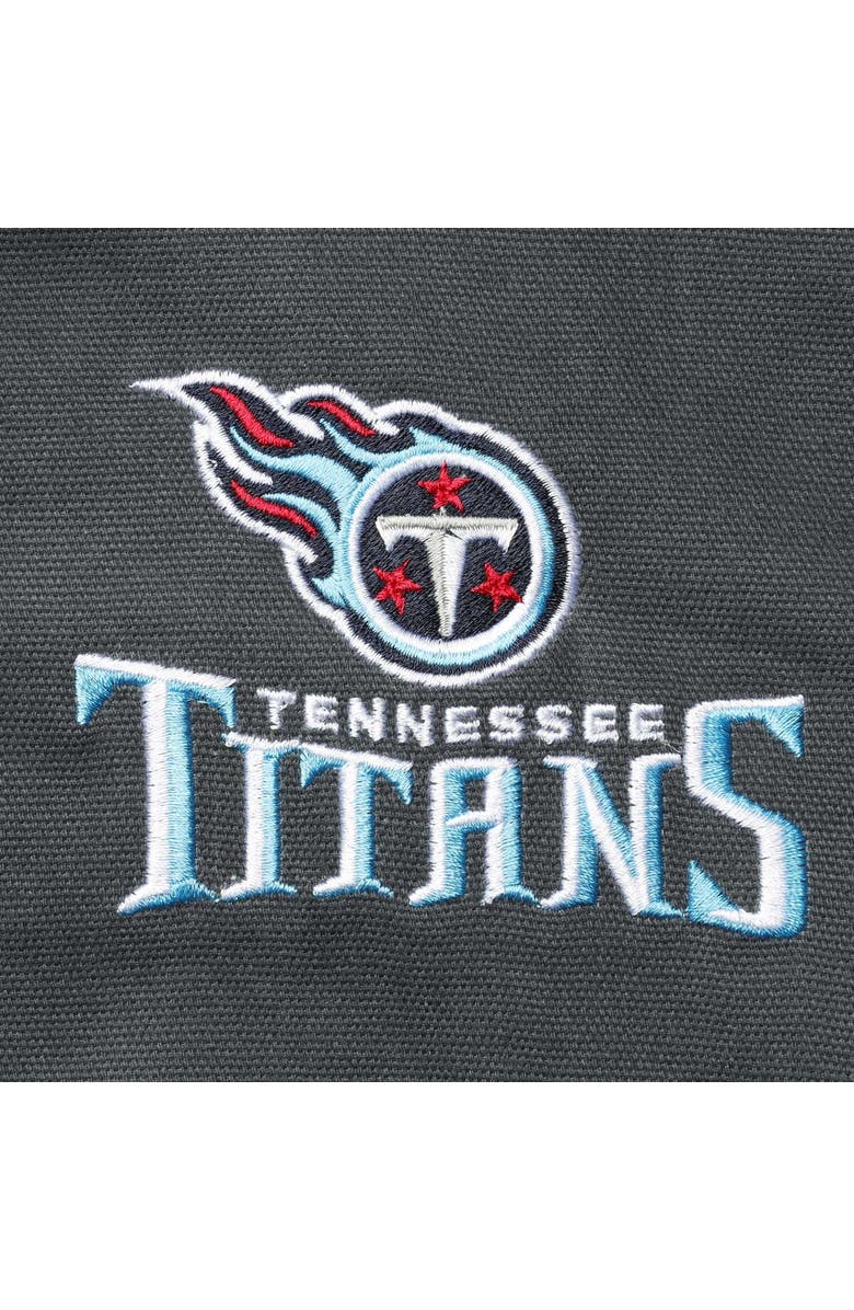 DUNBROOKE Men's Dunbrooke Navy Tennessee Titans Dakota Cotton Canvas Hooded Jacket, Alternate, color, 