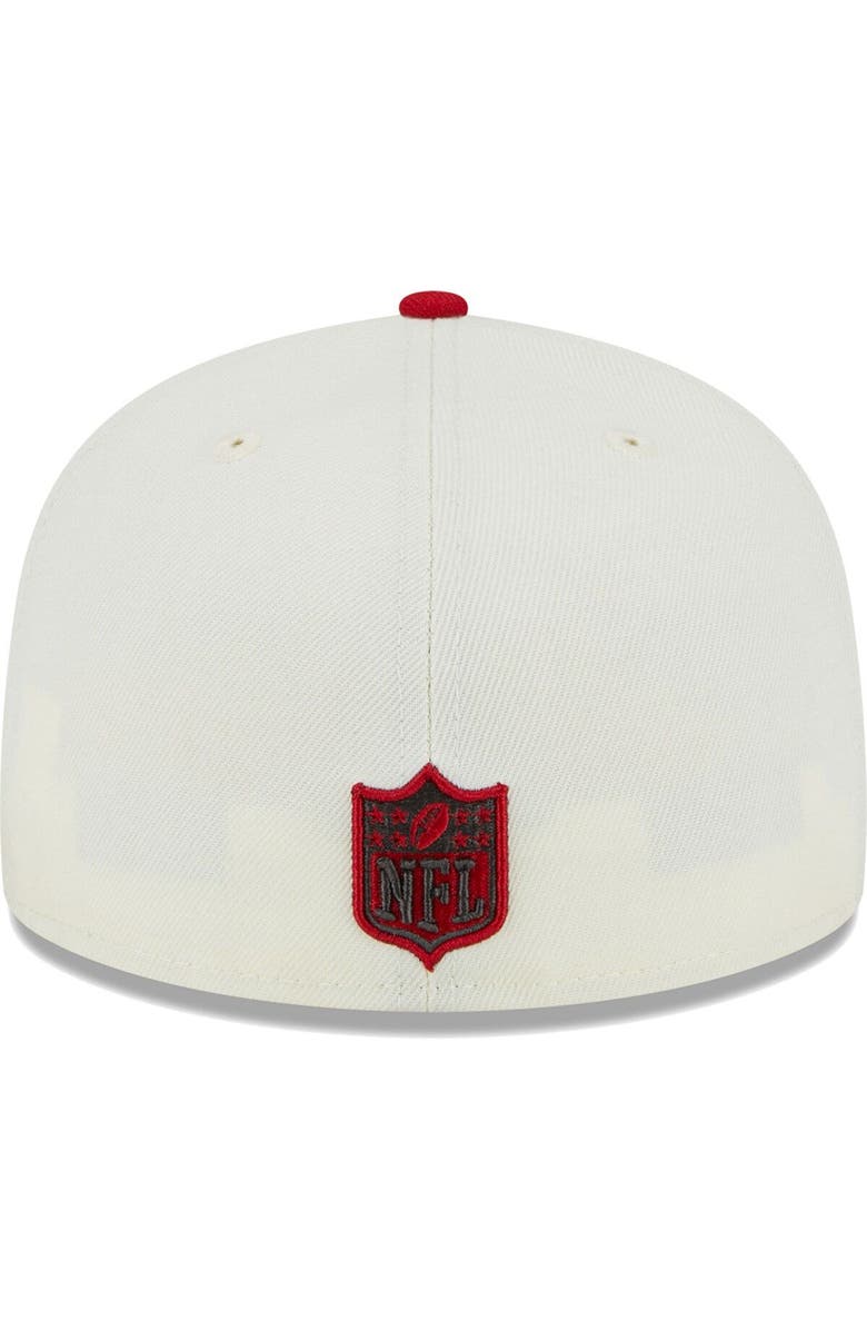New Era Men's New Era Cream Tampa Bay Buccaneers Retro 59FIFTY Fitted Hat, Alternate, color, 