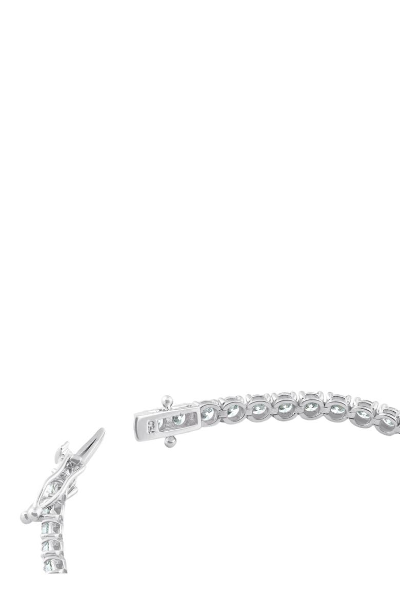 Bliss Diamond 7 Carat Round Lab Grown Diamond Tennis Bracelet 18K Gold 7", Main, color, 