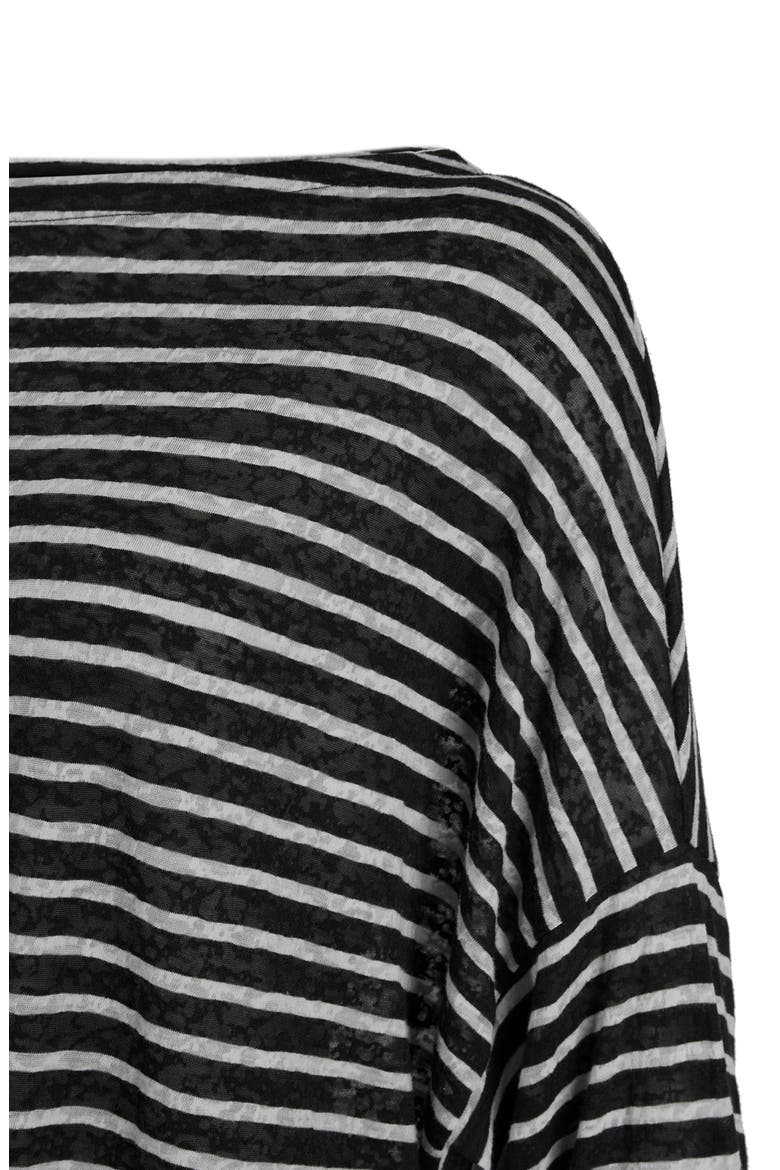 Rita Stripe Top, Alternate, color, BLACK/CHALK
