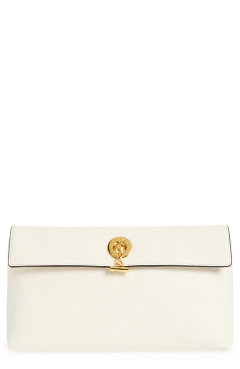 Anchor Leather Clutch